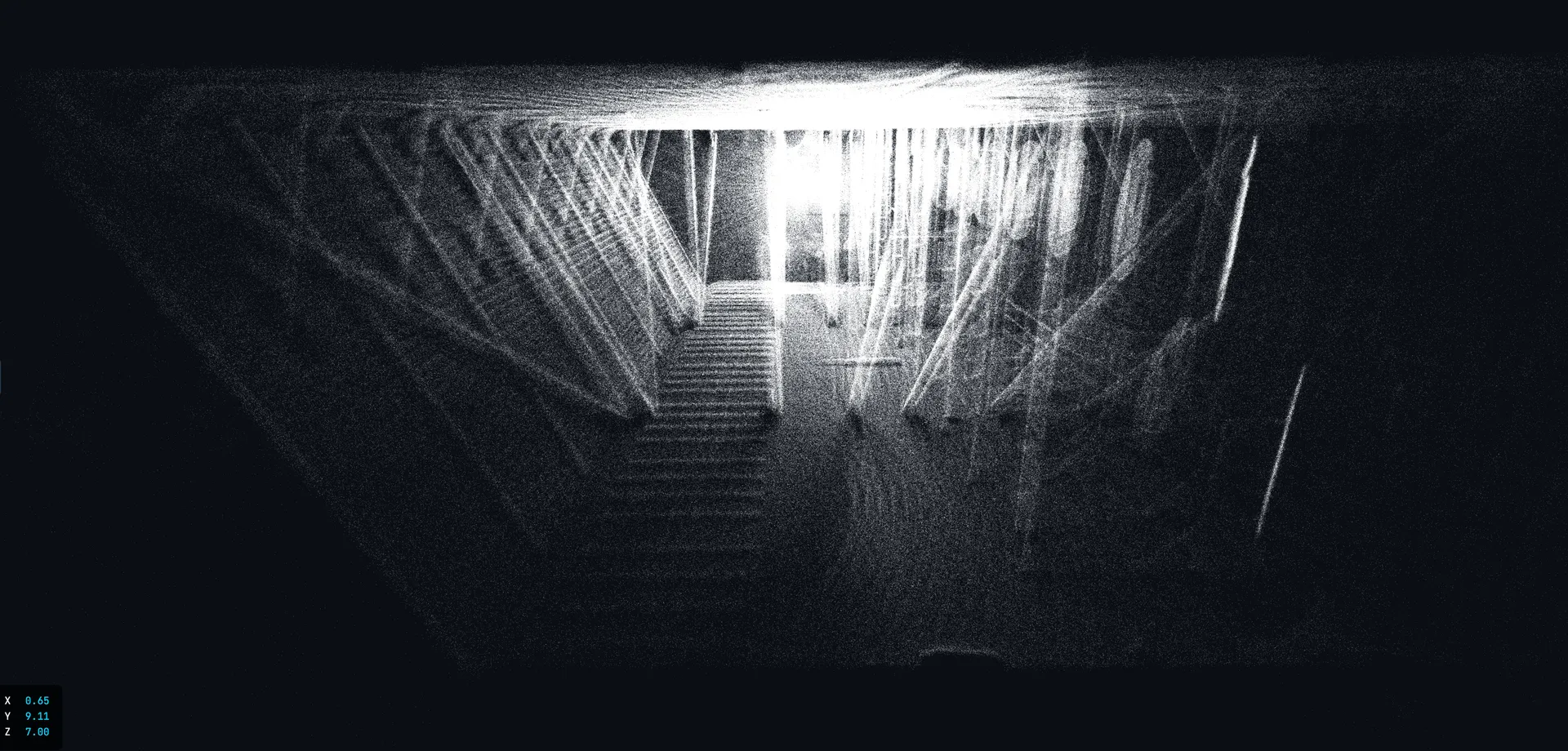 LiDAR-3D-Scan Rauchgaskanal